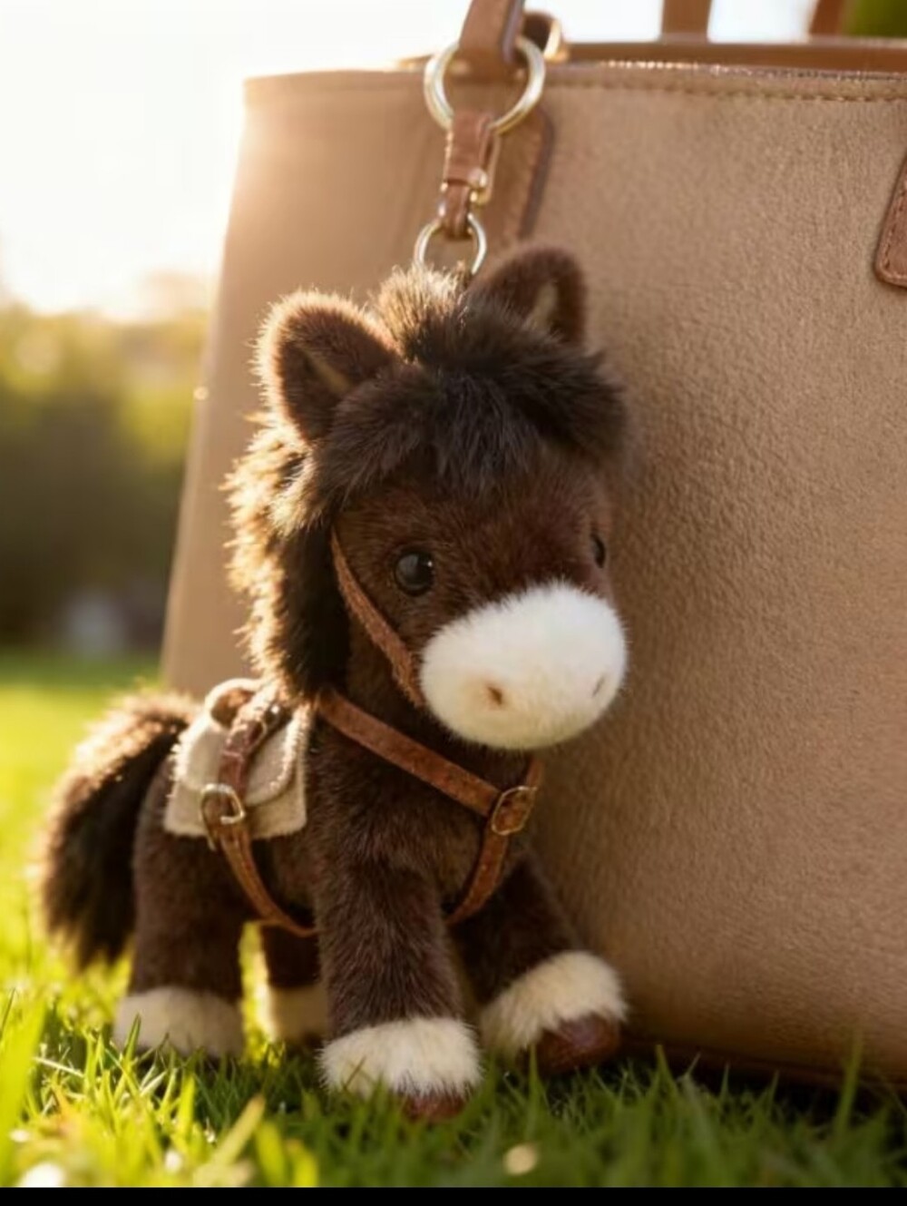 Lucky-Inspired Charming Horse Design Keychain. NWT. GOOD LUCK!